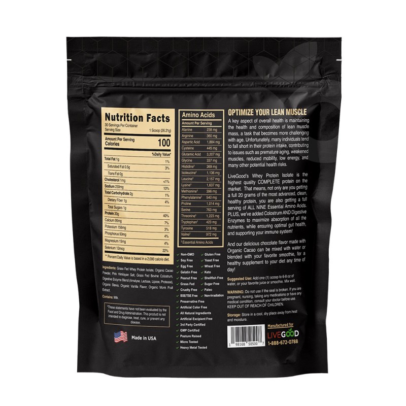 Whey Protein Isolate - Kolostrum ile | Yüksek Kalite Protein